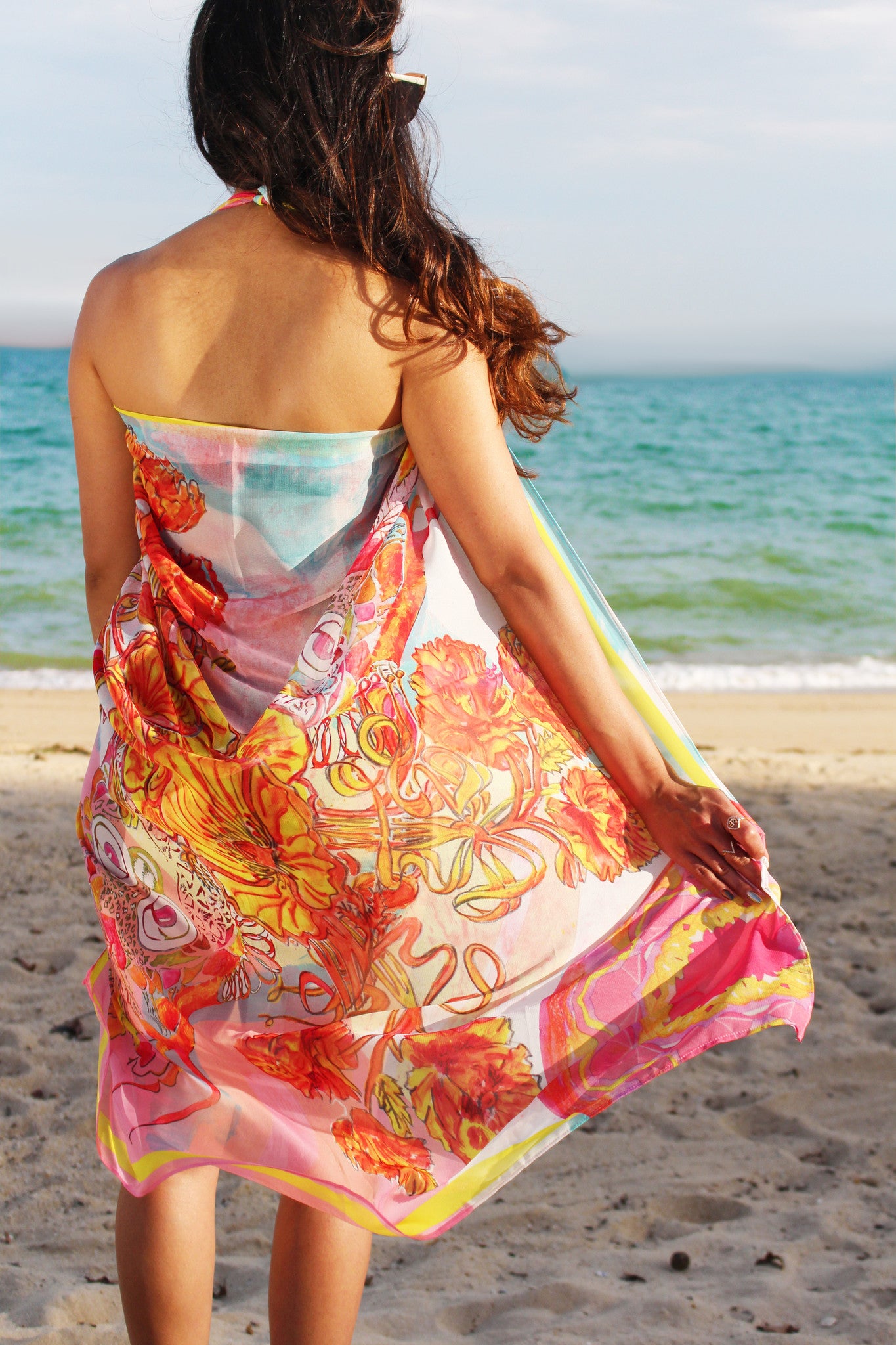 Wanderagoio, Beach dress – Beach dress, Dress, Scarf